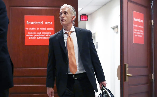 Rep. Trey Gowdy leaves a closed door session of the House Intelligence Committee on Capitol Hill, November 30, 2017 in Washington, DC. (Mark Wilson/Getty Images/AFP)