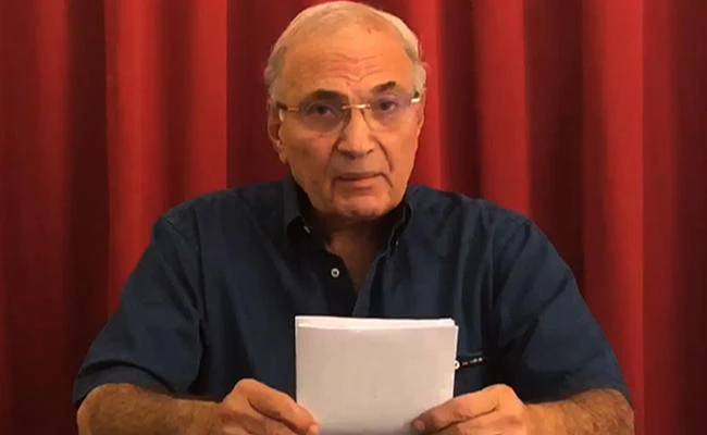An image grab obtained from a handout video provided by the aide of former Egyptian premier Ahmed Shafiq on November 29, 2017, shows him speaking to the camera from the United Arab Emirates. (AFP PHOTO / Handout / Ahmed Shafiq's Aide)