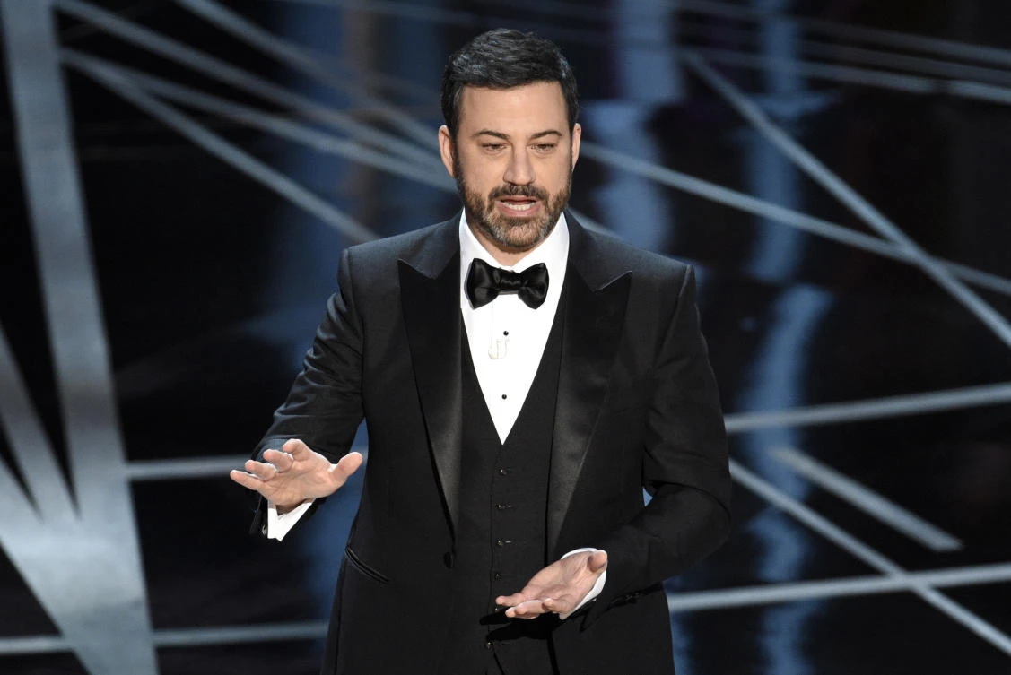 In this Feb. 26, 2017, file photo, host Jimmy Kimmel appears at the Oscars in Los Angeles. (File photo: AP)