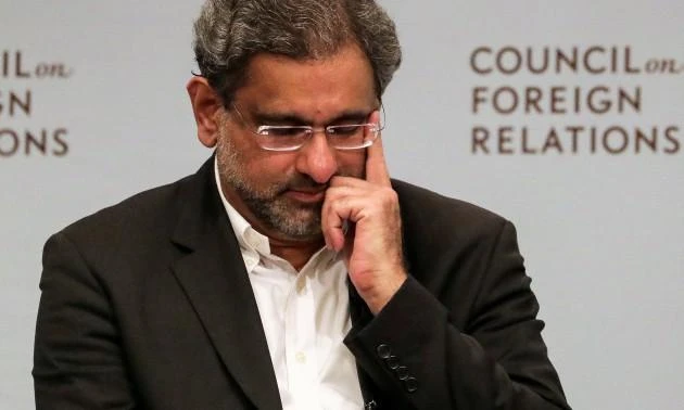 Pakistani Prime Minister Shahid Khaqan Abbasi answers a question during the panel discussion with the Council on Foreign Relations in Manhattan, New York, on September 20, 2017. (File photo by Reuters)