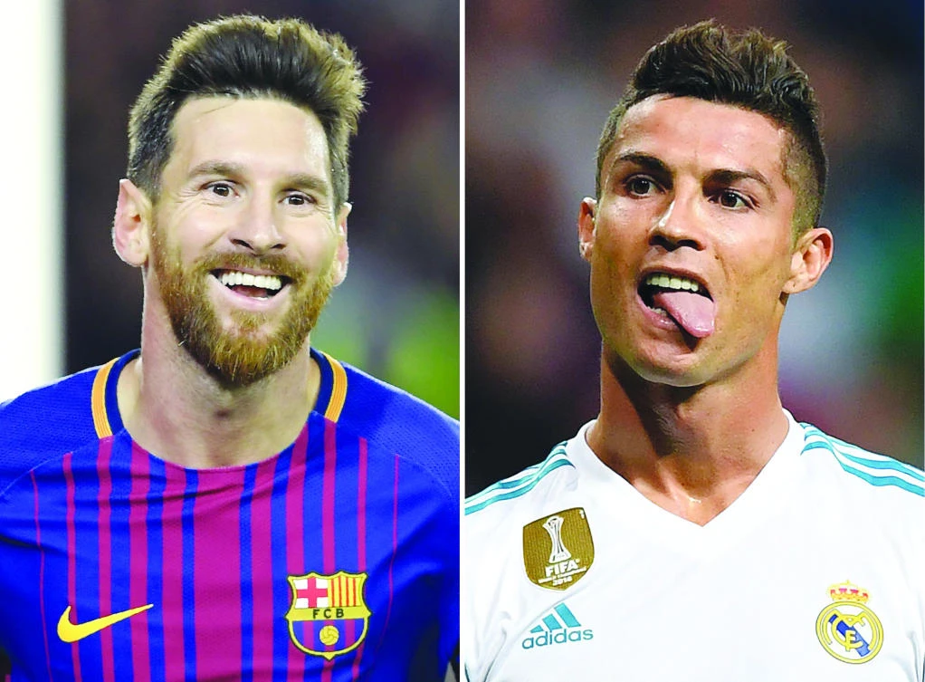 Cristiano Ronaldo looks set to match his great rival Lionel Messi by claiming a fifth Ballon d'Or as recognition for leading Real Madrid to a La Liga and Champions League double last season. (AFP)