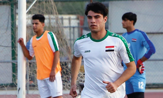 Even though only 17, Iraqi striker Mohammed Dawood has already made a huge impression. (AFP)