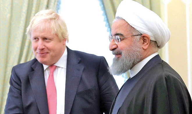 Johnson raises detainee's case in Iran talks
