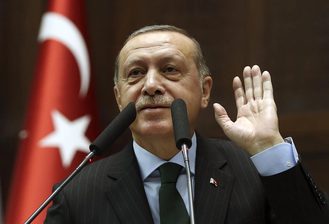 Turkey’s President Recep Tayyip Erdogan (Yasin Bulbul/Pool via AP)