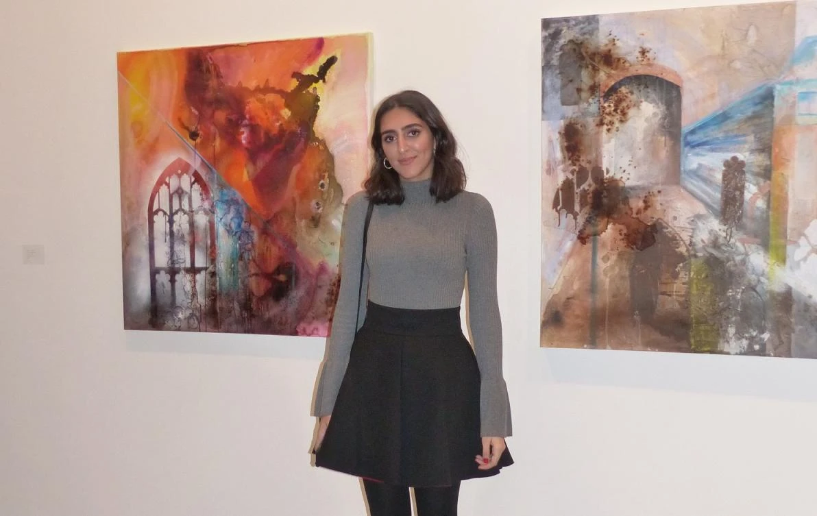 Zain Al-Kooheji had two pieces of work on show at the event.