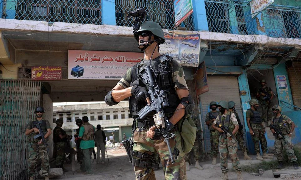 Pakistan troops on patrol in Waziristan. (AFP)