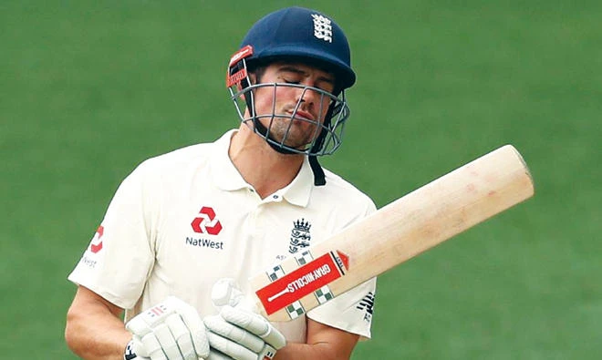Alastair Cook has endured a torrid time at the crease so far in this series. (Reuters)
