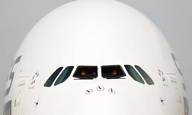 It was reported on Thursday that Airbus is considering cutting A380 production. (Reuters)