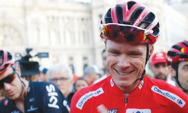 Team Sky’s Chris Froome. (AP)