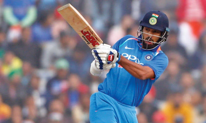 CALM UNDER PRESSURE: India’s Shikhar Dhawan. (AP)