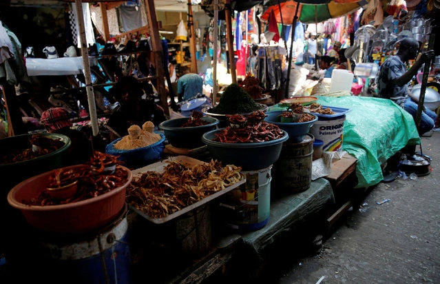 The two reporters for the National Geographic channel were in a popular market for tourist souvenirs on Saturday when they were attacked. (Reuters)