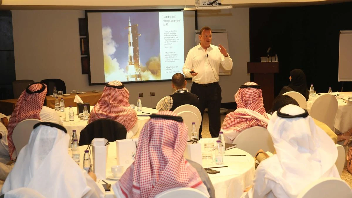The program targets 45 Saudi entrepreneurs — both men and women.