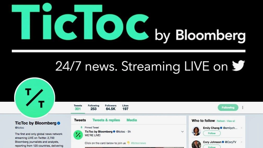 Twitter and Bloomberg launch breaking news service