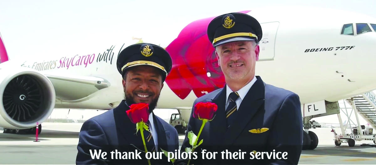 Emirates has released a video paying tribute to its pilots in a week of aviation industrialstrife in Europe. (Photo courtesy of Emirates)