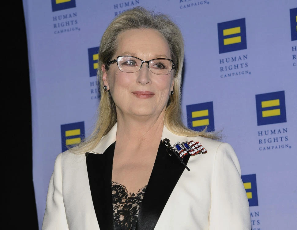 In this Feb. 11, 2017, file photo, Meryl Streep attends the Human Rights Campaign Greater New York Gala at Waldorf Astoria Hotel in New York. (AP)