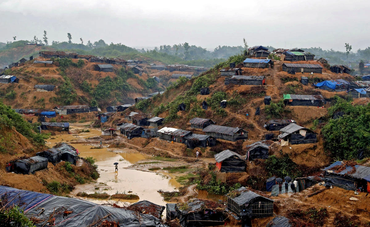A Rohingya refugee camp in Cox’s Bazar, Bangladesh, Sept.19, 2017. (REUTERS)