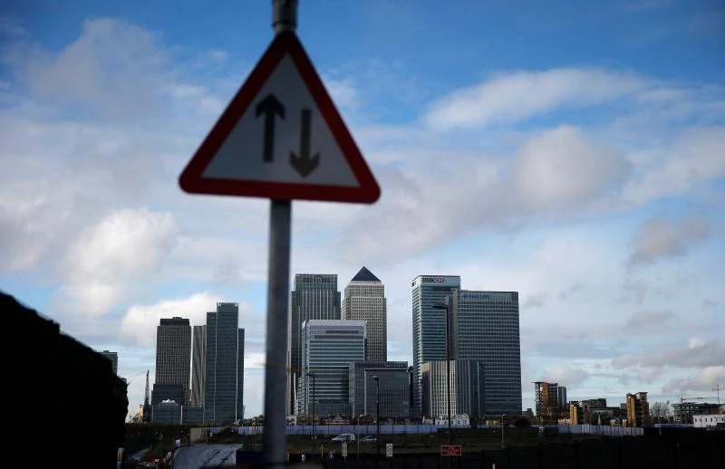 Above, London’s financial district Canary Wharf. London vies with New York for the title of the world’s financial capital, dominates the $5.1-trillion-a-day global foreign exchange market and is home to more banks than any other center. (Reuters)
