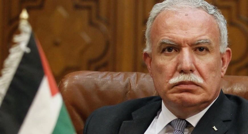 Palestinian Foreign Minister Riyad al-Malki attends a meeting with Arab foreign ministers at Arab League headquarters in Cairo, Sept. 12, 2011. (REUTERS)