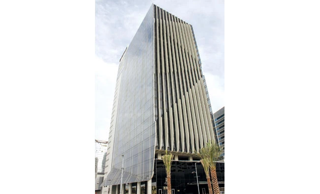 Aldar Properties has completed the acquisition of a tower in Abu Dhabi with tenants that include BAE Systems and McKinsey. (Photo courtesy of Aldar)