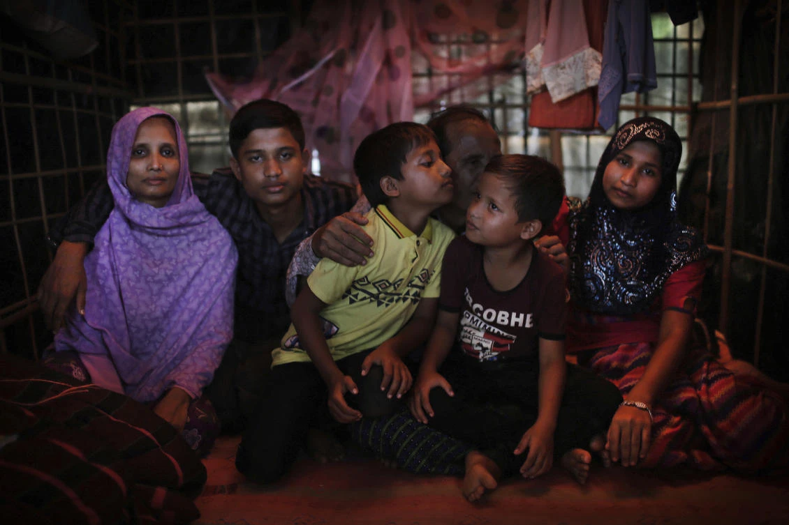 More than 650,000 Rohingya Muslims have fled to Bangladesh from Myanmar since August. (AP)