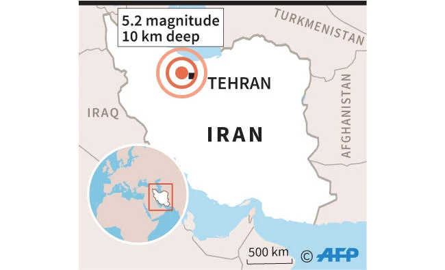 Pregnant woman dies in Iran quake panic