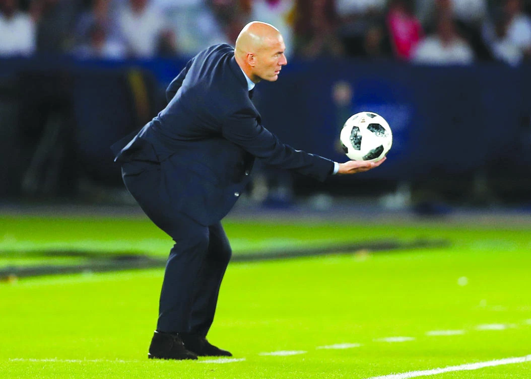 Zinedine Zidane will have his work cut out against Barcelona this afternoon. (Reuters)