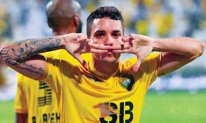 ONLY WAY IS UP: Striker Caio wants Al-Wasl to return to the pinnacle of UAE football. (Al-Wasl SC)