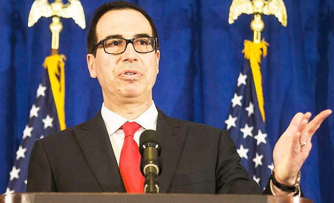 Box of horse manure addressed to US treasury secretary