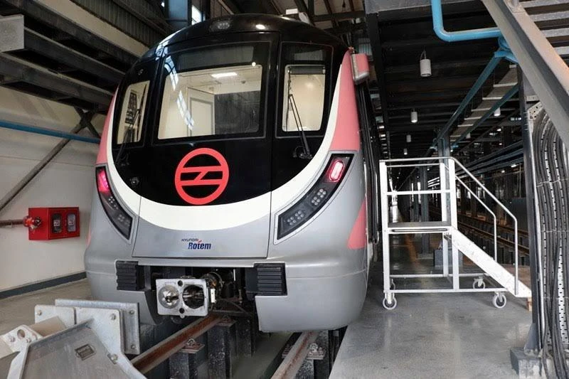 One of the new trains crashed through a wall at a depot last week, sparking concern about the automation technology. (Photo courtesy: social media)