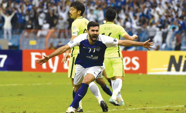 Al-Hilal’s impressive march to the AFC Champions League final was not enough to help Saudi Arabia to get above fourth in the AFC club competition’s ranking. (AFP)