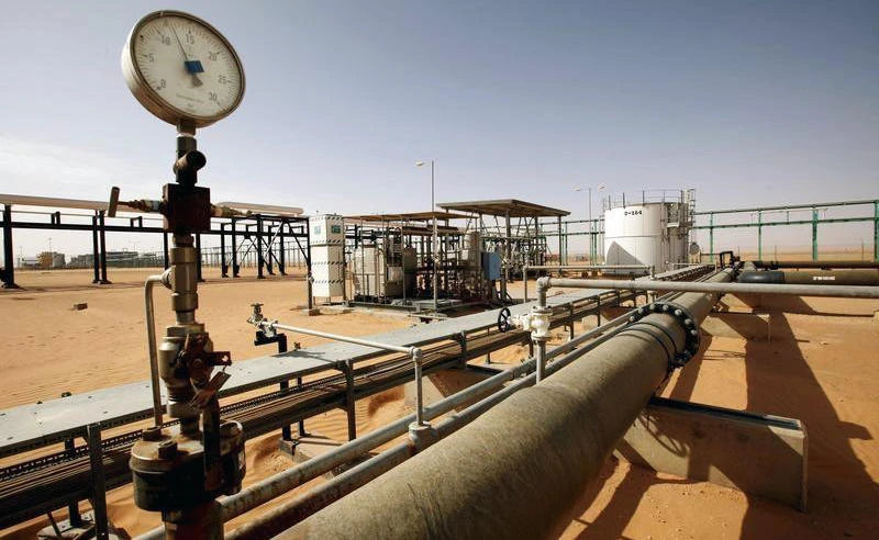 A general view of the El Sharara oilfield, Libya, Dec.3, 2014. (REUTERS)