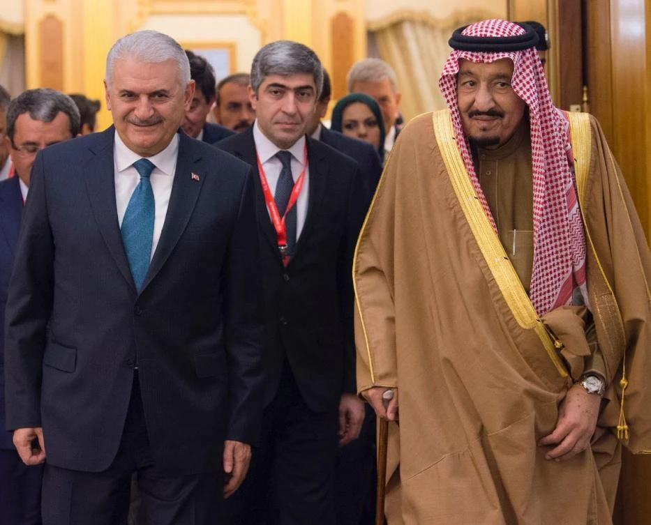 King Salman, Turkish PM discuss Jerusalem status during talks