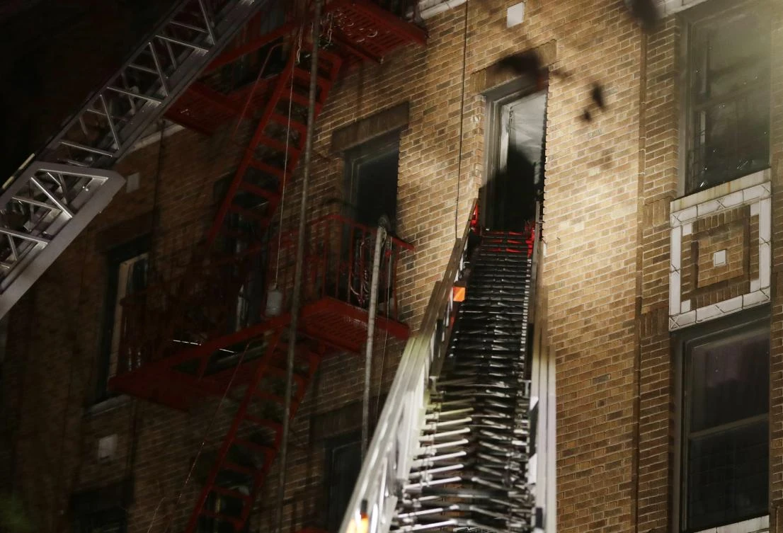 Firefighters respond to a deadly fire Thursday, Dec. 28, 2017, in the Bronx borough of New York. (AP)