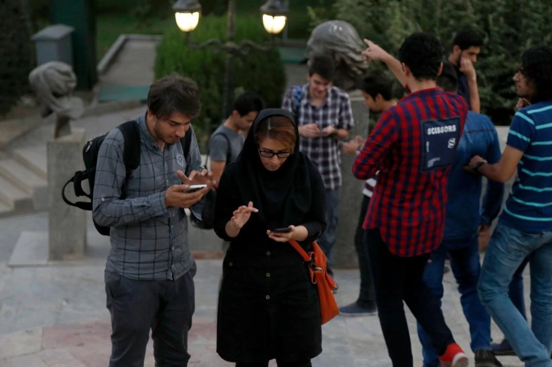 Access to Telegram, which the government has accused of fomenting violence during the protests, was cut on Sunday. (AFP)