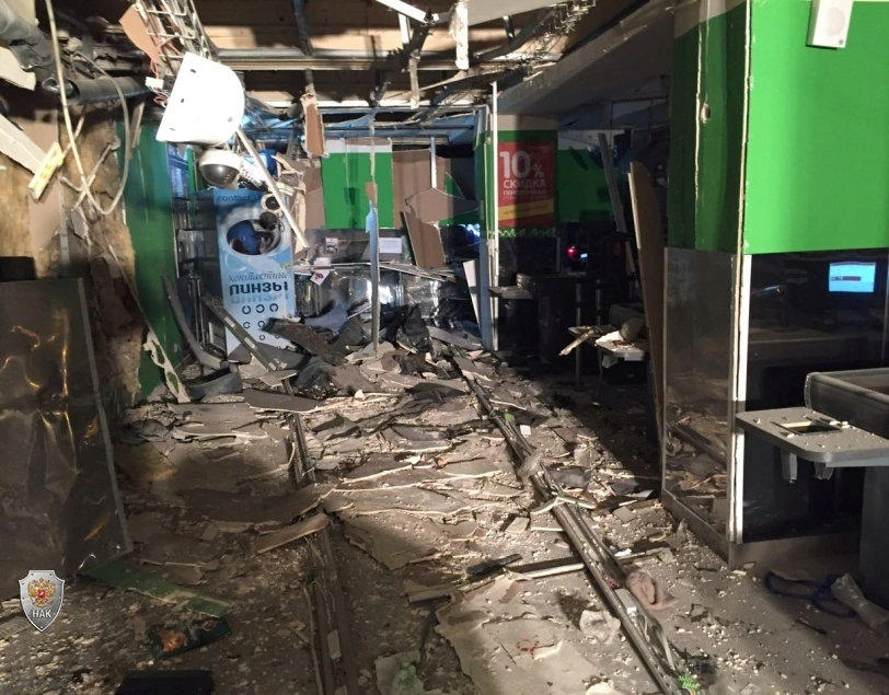 An interior view of a supermarket is seen after an explosion in St Petersburg, Russia, in this photo released by Russia’s National Anti-Terrorism Committe on December 28, 2017. (National Anti-Terrorism Committe/Handout via REUTERS)