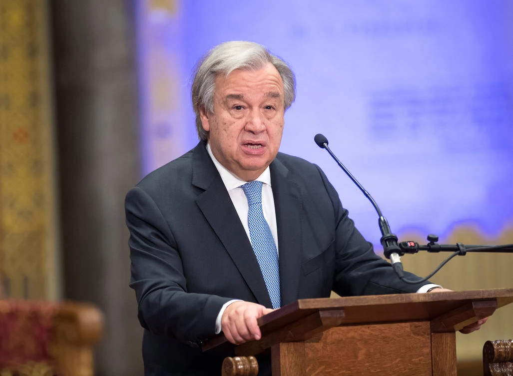 UN Secretary-General Antonio Guterres issues a year-end “red alert” unless the world works to resolve its differences (Reuters)