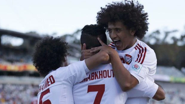Omar Abdulrahman (R) will be key for UAE if they want to win their third Gulf Cup in a decade. (Reuters)
