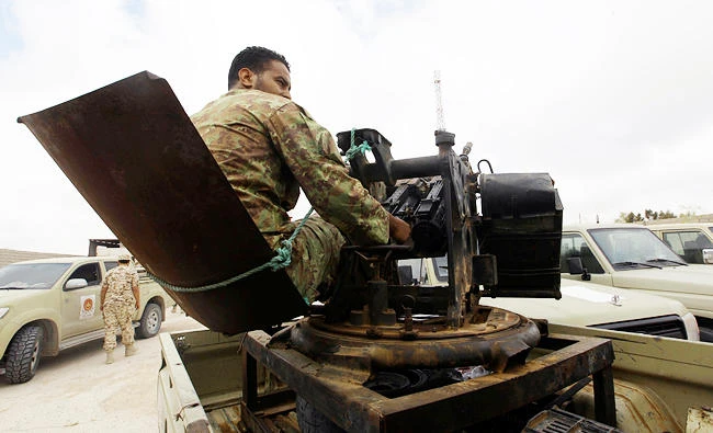 Libya forces allied with UN-backed government prepare to carry out patrols to prevent Daesh resurgence on the outskirts of Sirte, Libya, in this August 4, 2017 photo. (REUTERS)