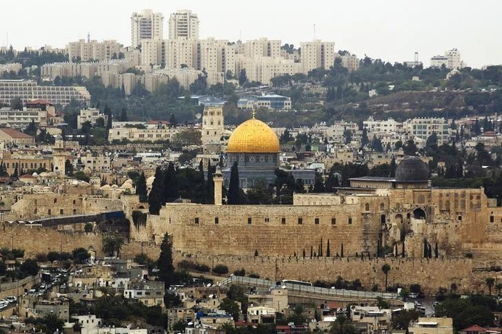 Britain’s General Sir Edmund Allenby into the city of Jerusalem after the defeat of the Ottomans. (Reuters)