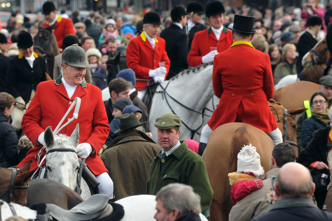 The British government said it is scrapping a promise to reconsider the ban on fox hunting, a centuries-old rural tradition contentiously outlawed more than a decade ago. (AFP)