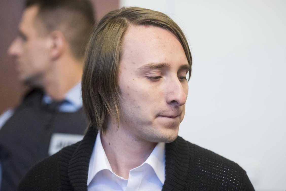 Sergej W., no family name given due to German privacy laws, is charged with detonating three bombs targeting the Borussia Dortmund soccer team bus last April. (AP)