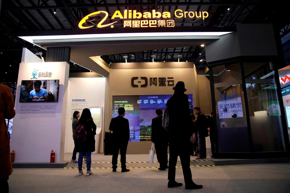 Alibaba held its record $25 billion (SR93.75 billion) public float in New York in 2014. (Reuters)
