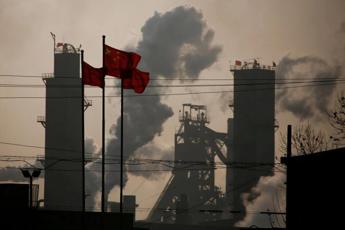 A Chinese government crackdown on smog in the heavily industrialized northern provinces this year has hit demand for raw materials and continued curbs on the housing market have weighed on property investment. (Reuters)