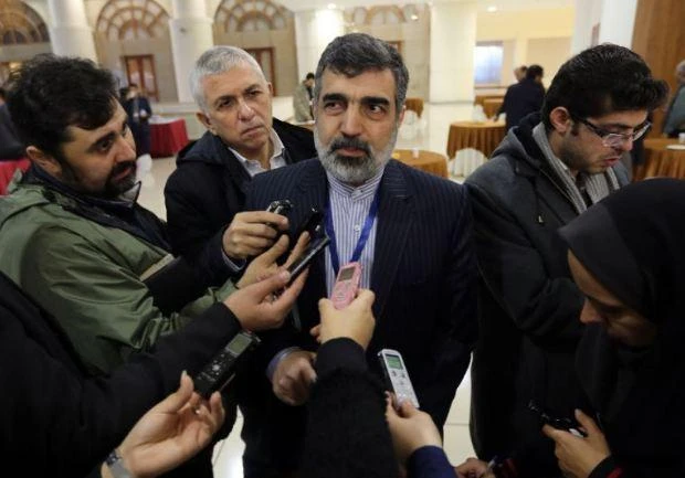 Iran’s Atomic Energy Organization spokesman Behrouz Kamalvandi. (AFP /Atta Kenare)