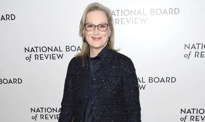 Meryl Streep attends the National Board of Review Awards Gala at Cipriani 42nd Street on Tuesday in New York. (AP)
