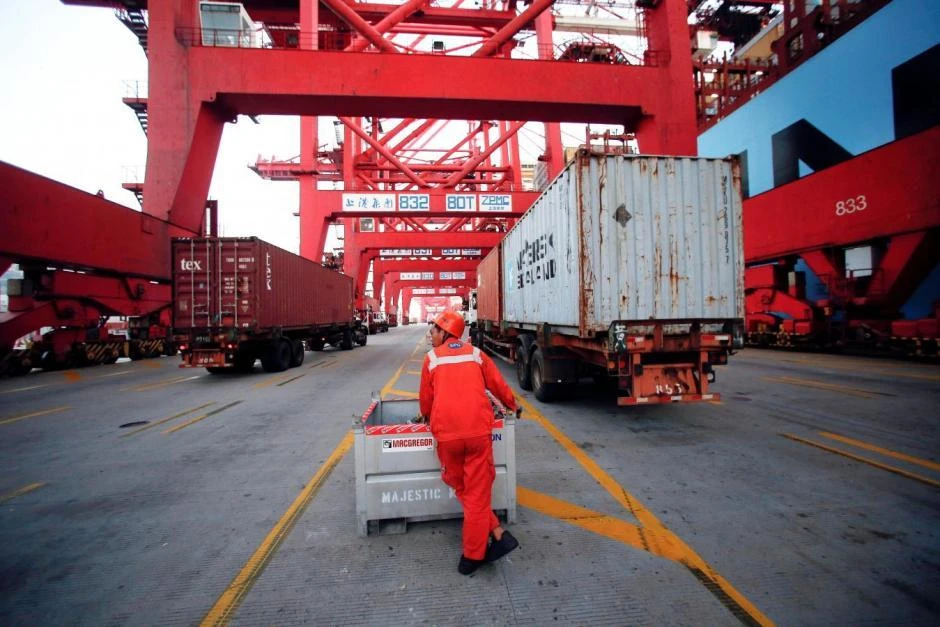 Exports from the Asian giant for the full year rose 7.9 percent, the fastest rate since 2013, while imports also gained a sizzling 15.9 percent — the best since 2011, thanks to insatiable Chinese demand for commodities. (Reuters)