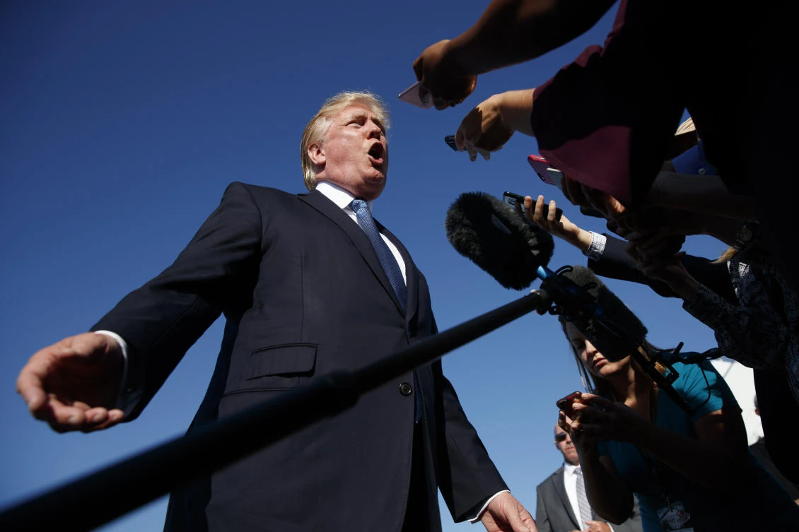Trump said he was only expressing what many people think but won’t say about immigrants from economically depressed countries. (AP Photo)