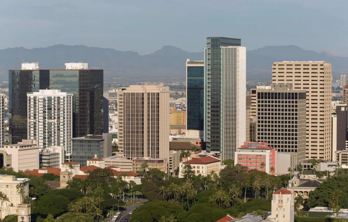 A morning view of the city of Honolulu, Hawaii. (AFP)