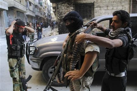 The push by anti-government fighters slowed an offensive launched two weeks ago by Assad regime troops, Iranian militias and Russian jets toward the Abu Zuhour air base, which has been held by the opposition since 2015. (Reuters)