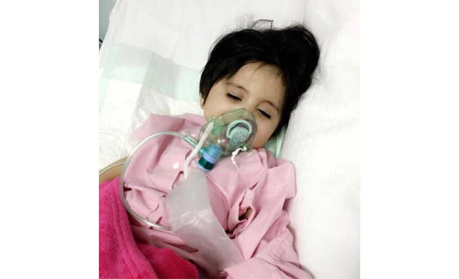 Noora Al-Mutairi requires treatment for pneumonia. (Social media)